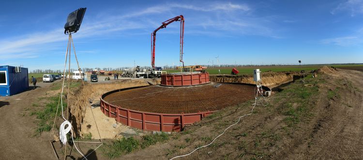 Construction of Wind Power Plant Park in Kherson Region